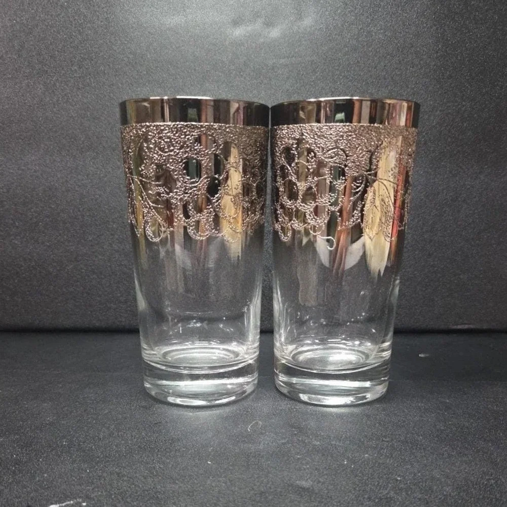Dorothy‎ Thorpe Ombré Tumblers, Set of 2, Vintage Mid-Century Modern Drinkware